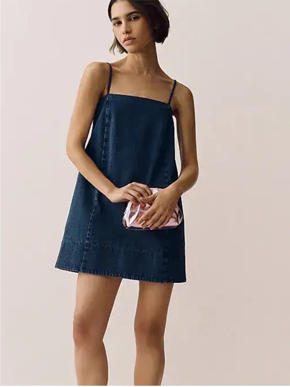 *NWT* Mare Mare cotton denim mini dress - S